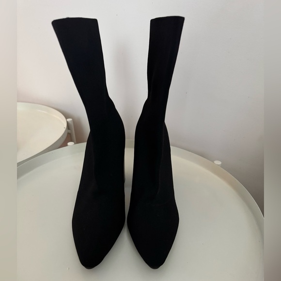 Black sock heels - Picture 2 of 3